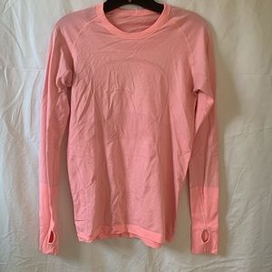 Lululemon Pink Long Sleeve top